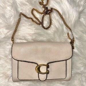 Coach tabby chain clutch purse